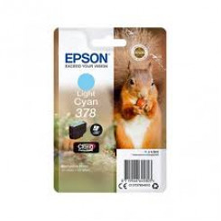 Epson 378 Light Cyan Original Ink Cartridge C13T37854010 (4.8 ml) for Expression Home XP-8605, 8606